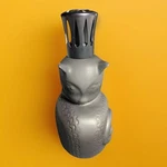 Retired & Rare Askja The Cat Lampe Berger Jar Fragrance Diffuser Black. Fixed Price $198.00.