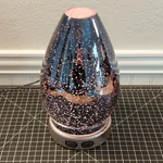 Rare Scentsy Reflect Blue Essential Oil Diffuser Teardrop Shade Electric Works!. Fixed Price $59.97.