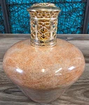 Vintage Lampe Orleans Tan Marble Color Pottery Glass Home Fragrance No Oil. Fixed Price $24.99.