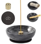 Fasolahome Incense Holder, Beautiful Natural Marble Burner For Black. Fixed Price $26.99.