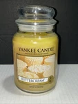 Buttercream Yankee Candle Large Jar Vanilla Frosting Housewarmer 22OZ New!. Fixed Price $19.50.