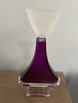 Lucite 12 Perfume Bottle Sculpture Amethyst Signed Henri '99. Fixed Price $44.95.