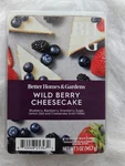 Wild Berry Cheesecake Scented Wax Melts, Better Homes & Gardens, 5 Oz (large). Fixed Price $13.50.