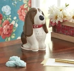 Pioneer Woman Charlie Scented Wax Warmer Ceramic Bassett Hound Dog Country Pet. Fixed Price $19.99.