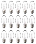 Snnalosses Wax Warmer Bulbs - 15W C7 2.17 4.53 Inches, White. Fixed Price $9.11.