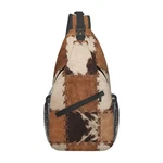 Cow Print Sling Bag For Women Fur Texture Crossbody Backpack Abstract.... Fixed Price $30.63.