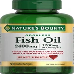Nature's Bounty Natures Odorless Fish Oil 1200MG OMEGA-3 Per Serving. Fixed Price $29.09.
