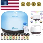 Essential Oil Diffuser 500ML Aromatherapy Mist Humidifiers 7 Color L.... Fixed Price $45.99.