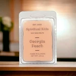 Georgia Peach Soy Wax Melts 2.6OZ 6CT Hand Poured Essential Oil Fruit Scented. Fixed Price $6.99.