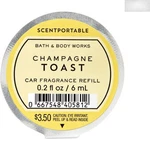 0.2OZ Champagne Toast Car Fragrance - Effortless Elegance Up 28 Days. Fixed Price $16.99.