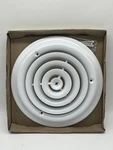 Everbilt Ceiling Diffuser 8" Round White Powder Coated Steel Paintable. Fixed Price $21.99.