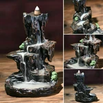 Resin Waterfall Burner - Backflow Smoke Censer Holder Incense Fountain. Fixed Price $11.72.