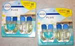 4 Febreze Plug In Air Freshener Oil Refills Bora Waters 2 Pks Of Ct Ea. Fixed Price $29.88.