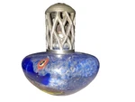 La-tee-da! Blue Millefiori Effusion Oil Fragrance Lamp & Gold Crown. Fixed Price $21.99.
