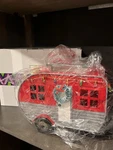 Christmas Camper Scentsy Wax Warmer Retro Red Camping Trailer New. Fixed Price $45.00.