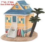 Scentsy Retired Beach Bungalow House 7" Tall Wax Warmer New In Box. Fixed Price $78.85.