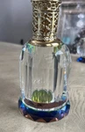 Crystal Art Deco Alexandrias Fragrance Oil Lamp Prism Diffuser Iridescent 6IN. Fixed Price $60.00.