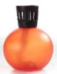 Orange Large Frosted Glass Sphere Lampair Fragrance By Millefiori Milano. Fixed Price $36.40.
