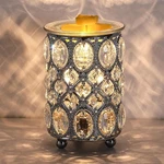 Wax Warmer Wrought Iron Crystal Melt Electric Oil Burner SILVER-02. Fixed Price $22.85.