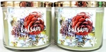Bath Body Works Fresh Balsam 3 Wick Scented Candles, 14.5 Oz., New X 2. Fixed Price $58.99.