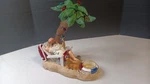 Yankee Candle Santa On The Beach Christmas Palm Summer 10 (read). Fixed Price $39.99.
