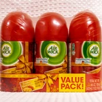 3-PACK Air Wick Freshmatic Ultra Warm Apple Pie Automatic Spray Unopened. Fixed Price $28.00.
