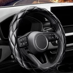 Soft Microfiber Leather Steering Wheel Cover, Universal 15 Inch For A-black. Fixed Price $24.16.