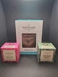 Scentchips Luxury Wax Melts Antique Cross Warmer With 2 Scents Floral Masculine. Fixed Price $39.99.