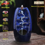 Ceramic Backflow Incense Burner Holder Glaze WATERFALLFY018 &60 Cones Gift. Fixed Price $13.99.