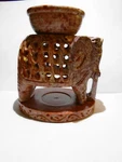 Windrose Trading Co. Oil Diffuser Carved Soapstone Elephant Made India Euc. Fixed Price $9.99.