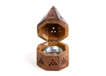 Incense Garden Wooden Holder Burner - Temple Brown. Fixed Price $16.99.