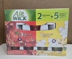 Air Wick Plug-in Scented Oil 2 Warmers 5 Bottles Harvest Spice Festive Vanilla. Fixed Price $29.24.