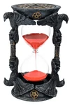 Pacific Giftware Raven Skull Sand Timer Figurine, 7" Hand-painted Resin Decor. Fixed Price $33.43.