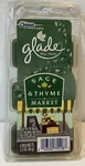 Glade Wax Melts Sage & Thyme Market Discontinued Scent 1 Pack Of 6 - Nip. Fixed Price $9.99.