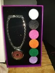 Nwot Jaroma Fragrance Oil Diffuser Flower Silvertone Necklace W/reuseable Pads. Fixed Price $9.99.