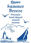 20 Sticks 11" Summer Breeze Hand Dipped Natural Incense Paine's Flowers Scent. Fixed Price $9.95.