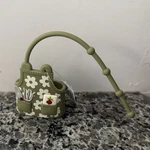 Bath & Body Works Green Floral Gardening Key Chain Holder With Bow Accent. Fixed Price $12.95.