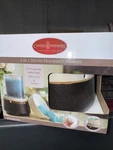 Candle Warmers 2-IN-1 & Wax Melts Fragrance Iron Stone Texture. Fixed Price $20.99.
