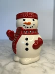 Bath & Body Works Harry Slatkin 2011 Ceramic Snowman Votive Wax Oil Warmer. Fixed Price $18.01.