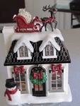 Bath & Body Works Santa Holiday House Projector Wallflower Plug Nightlight. Fixed Price $49.98.