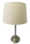 Pottery Barn Adjustable Lamp Brushed Nickel Metal Base Shade Telescoping. Fixed Price $119.99.
