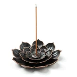 Garmoly Incense Burner, Holder For Sticks, Brass Lotus. Fixed Price $7.17.