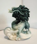 Vintage Hand Carved Natural Stone Zodiac Dragon Artist Signed Da Nang 2002. Fixed Price $27.00.
