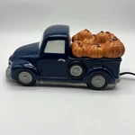 Scentsy Blue Retro Truck & Pumpkin Lid Wax Warmer Euc Retired And With Box. Fixed Price $40.00.