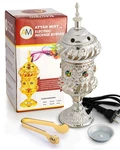 Attar Mist Carousel Electric Incense Burner - Metalic Bakhoor Holder .... Fixed Price $72.57.