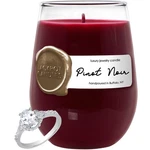 Jackpot Candles Pinot Noir Wine Glass With Ring Inside (surprise Jewel.... Fixed Price $49.34.
