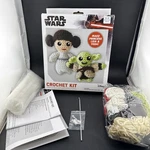 Star Wars Crochet Craft Kit - Make Princess Leia And Yoda Everything You Need. Fixed Price $12.99.