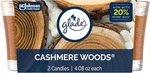 Glade 1-WICK Scented Candle Jar, Cashmere Woods, Air Freshener Infused 2 Count. Fixed Price $11.39.