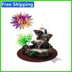 Ceramic Backflow Incense Holder With 20 Cones & Accessory Set For Home Decor. Fixed Price $19.99.