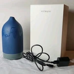 Vitruvi Stone Ceramic Ultrasonic Essential Oil Diffuser Works Great! Dusk Blue. Fixed Price $39.99.